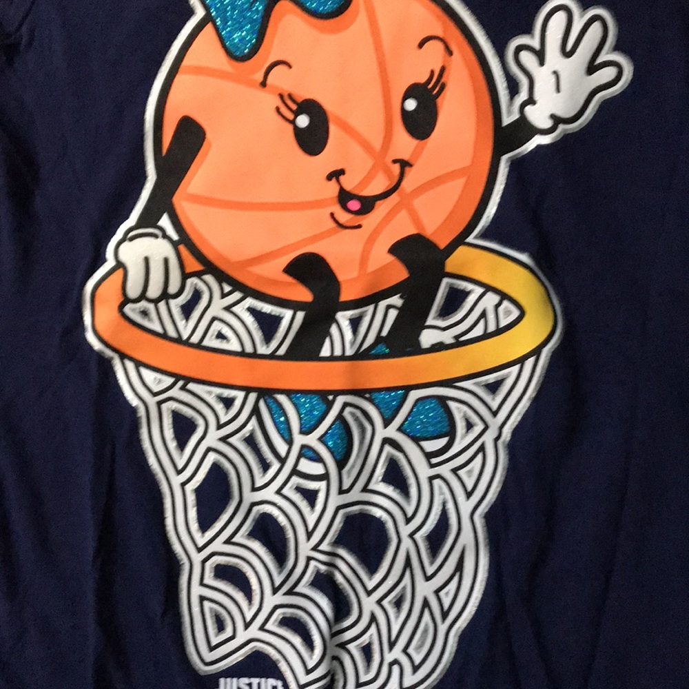 Girls Justice Hoop It UP Tee - Picture 2 of 4